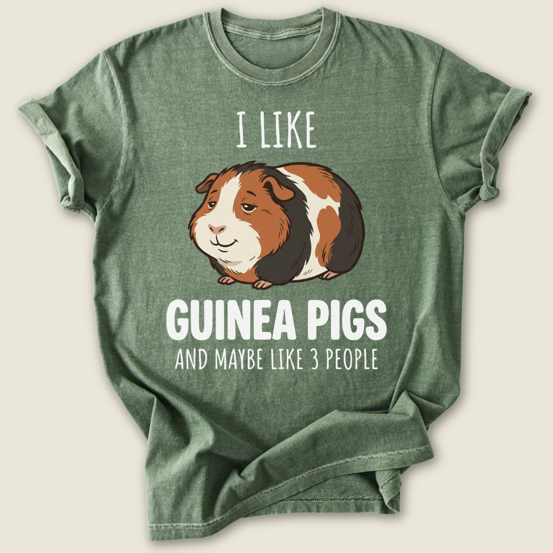 Maybe Like 3 People T-shirt-Tee-Moss-Guinea Pig Culture
