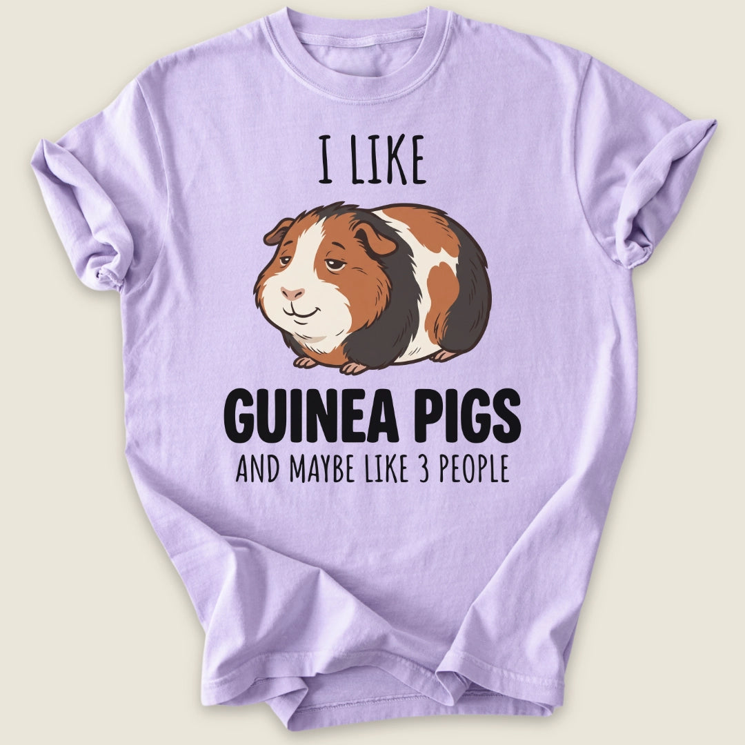 Maybe Like 3 People T-shirt-Tee-Orchid-Guinea Pig Culture