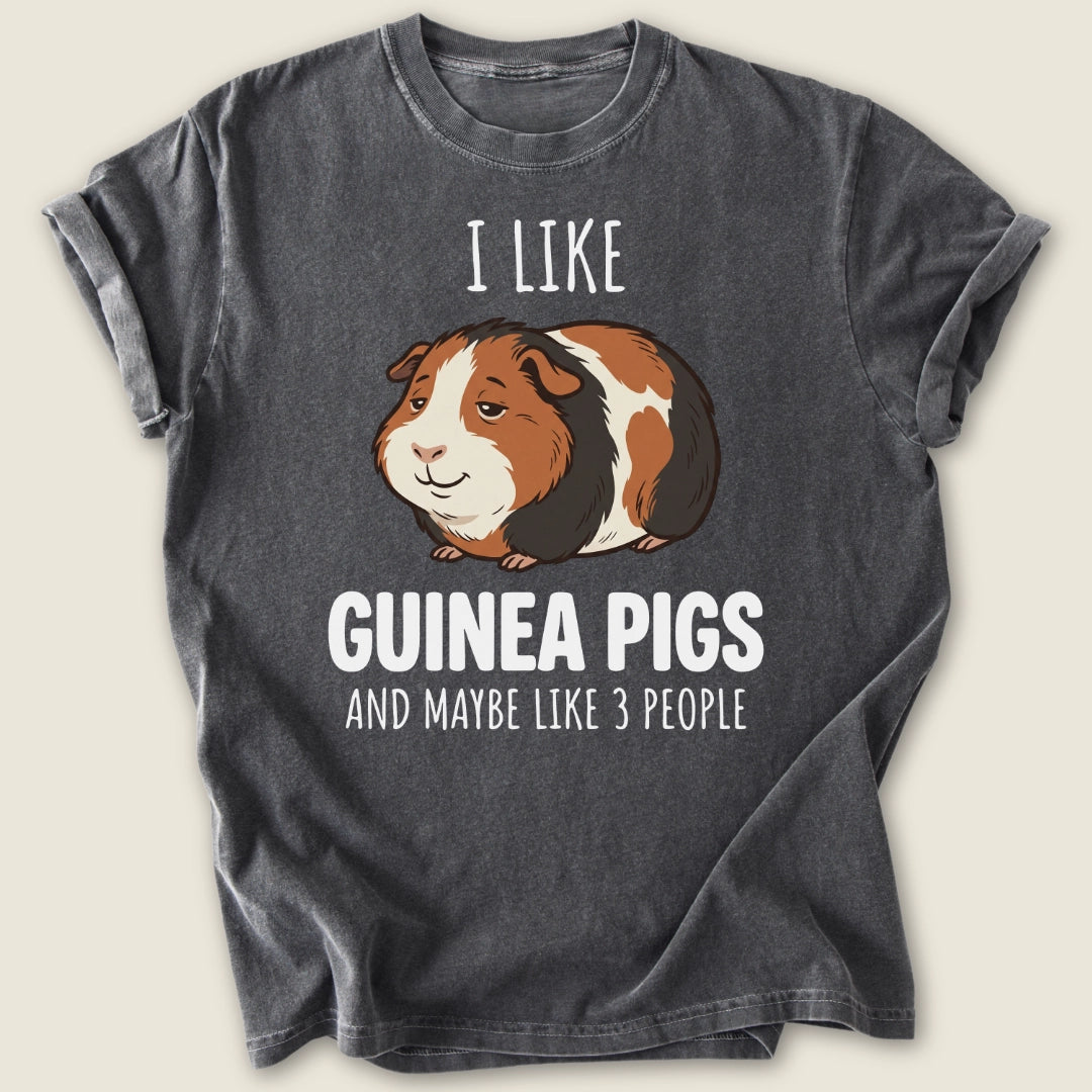 Maybe Like 3 People T-shirt-Tee-Pepper-Guinea Pig Culture