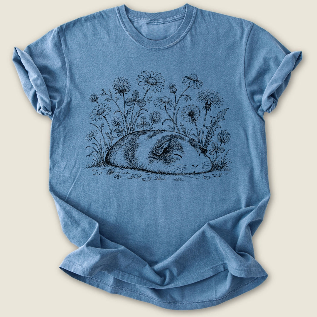 Meadow Loaf T-shirt-Tee-Blue Jean-Guinea Pig Culture