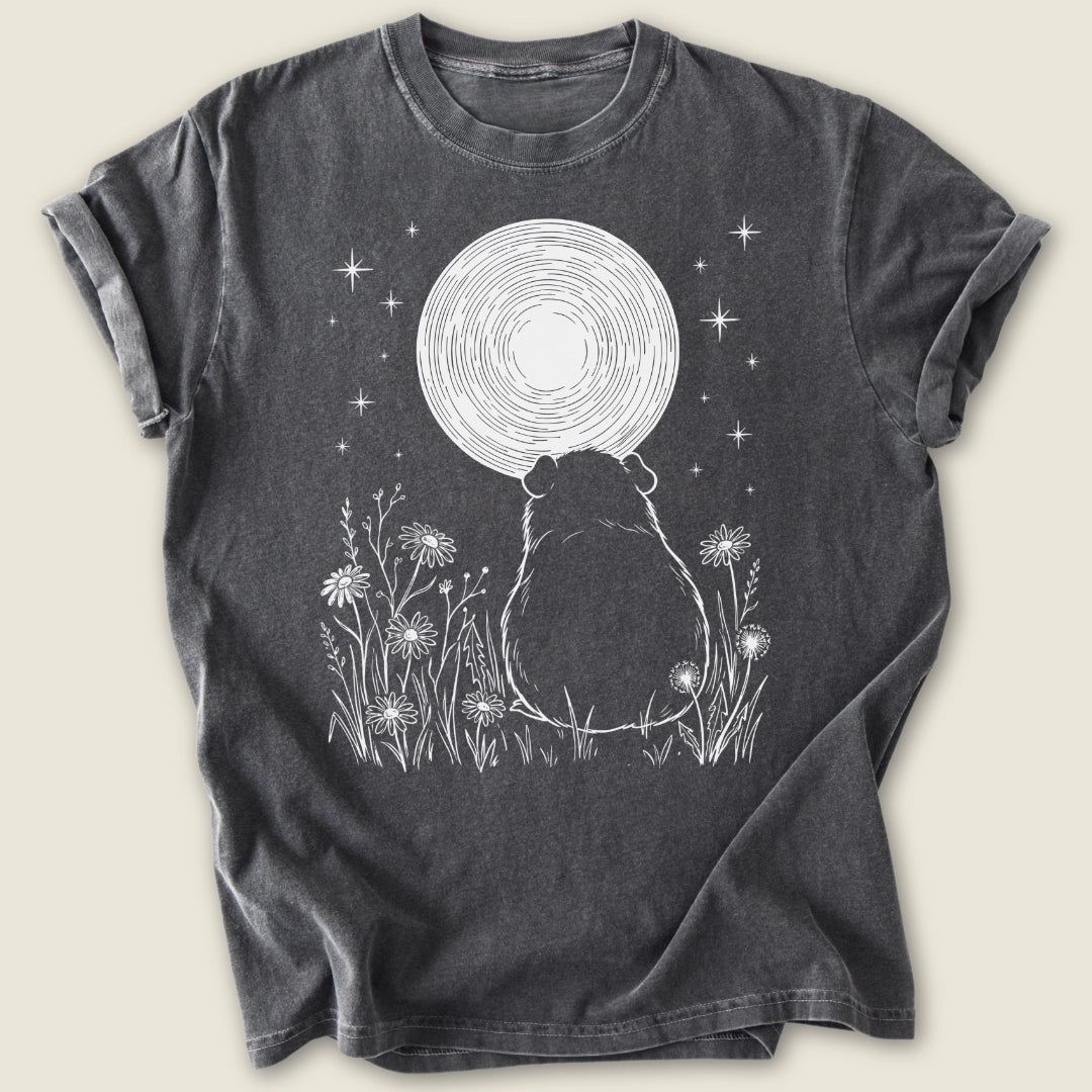 Moonwatcher T-shirt-Tee-Pepper-Guinea Pig Culture