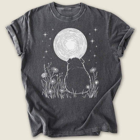 Moonwatcher T-shirt-Tee-Pepper-Guinea Pig Culture
