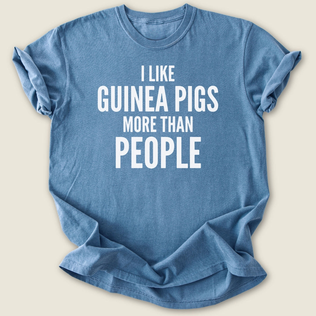 More Than People T-shirt-Tee-Blue Jean-Guinea Pig Culture
