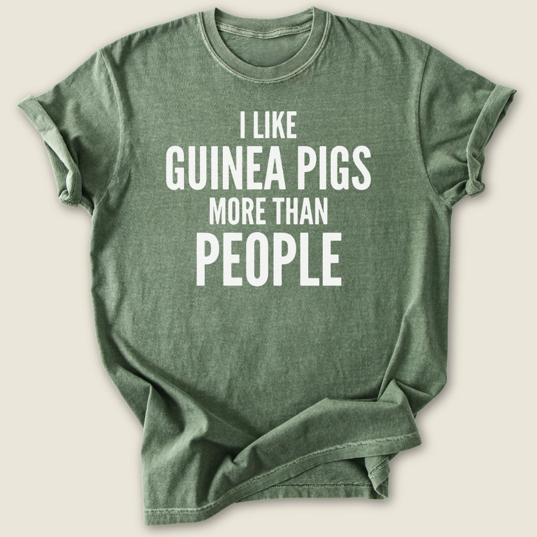 More Than People T-shirt-Tee-Moss-Guinea Pig Culture