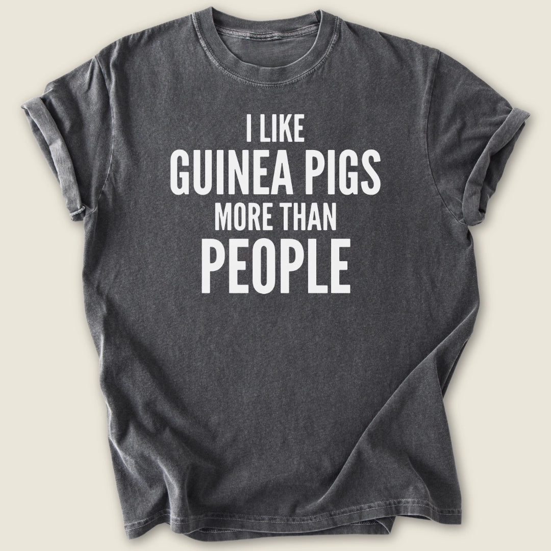 More Than People T-shirt-Tee-Pepper-Guinea Pig Culture