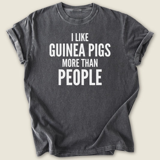 More Than People T-shirt-Tee-Pepper-Guinea Pig Culture
