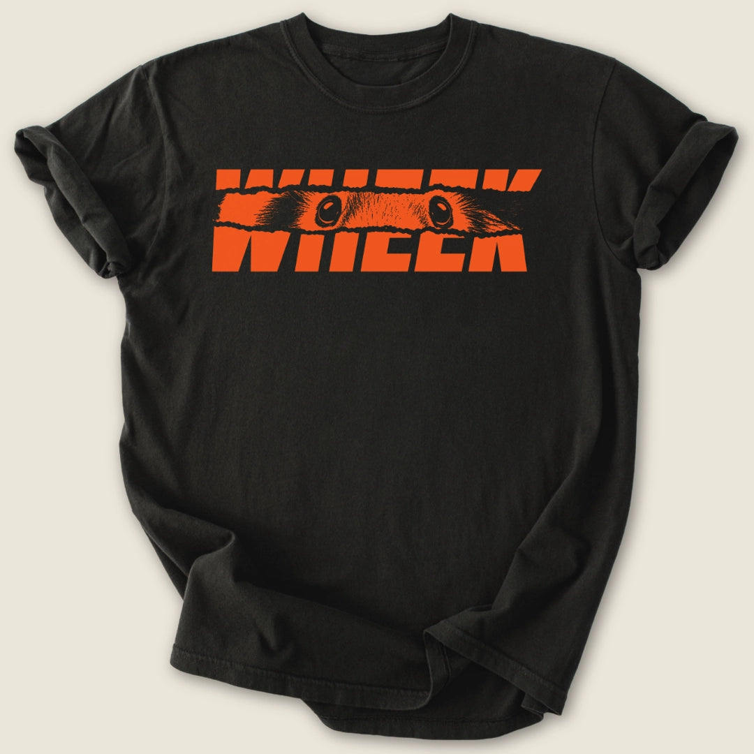 Night Of The Wheek T-shirt-Tee-Black-Guinea Pig Culture