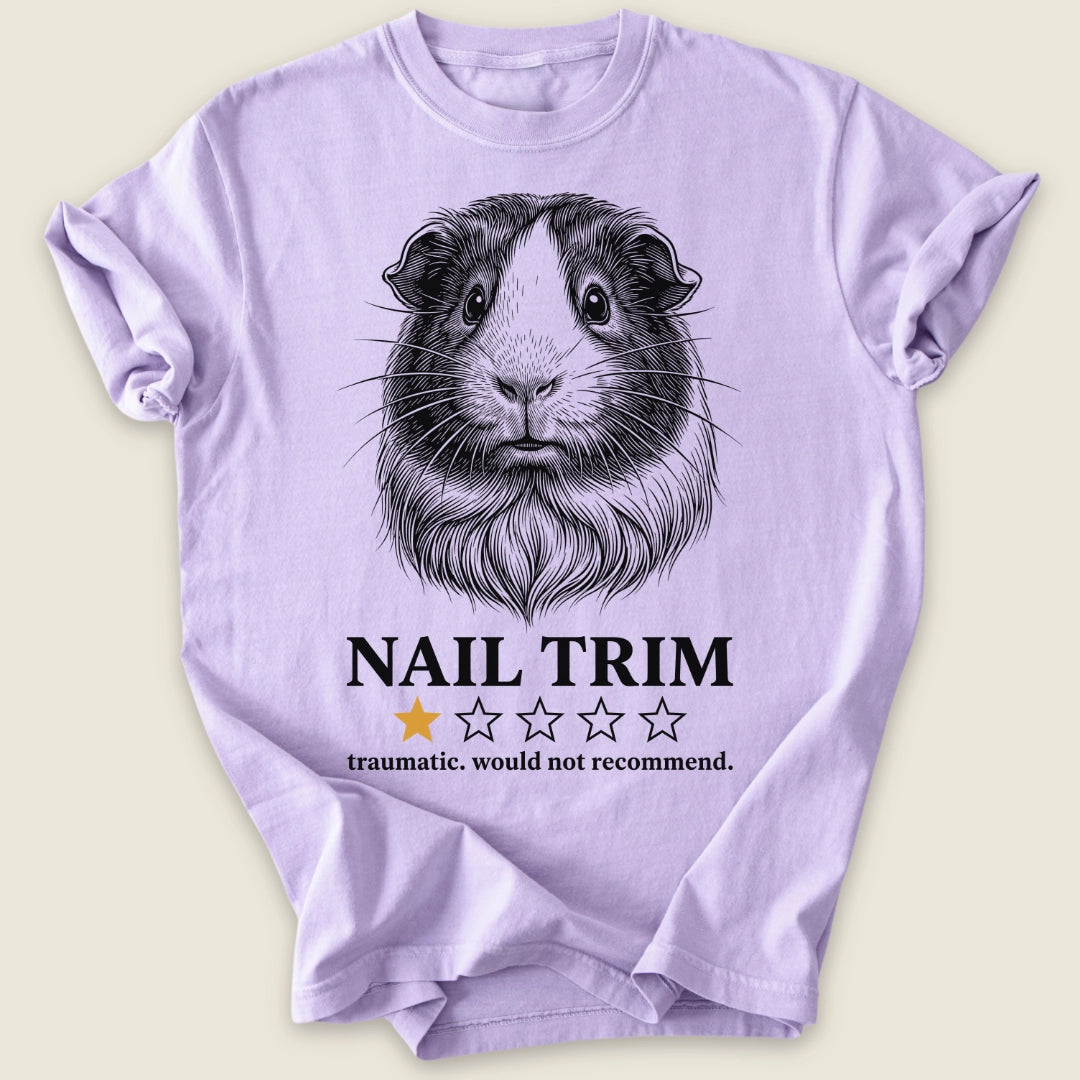 One Star Nail Trim T-shirt-Tee-Orchid-Guinea Pig Culture