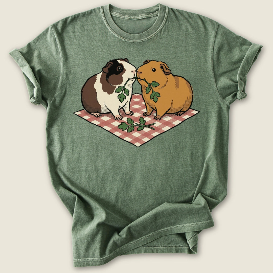 Parsley For Two T-shirt-Tee-Moss-Guinea Pig Culture