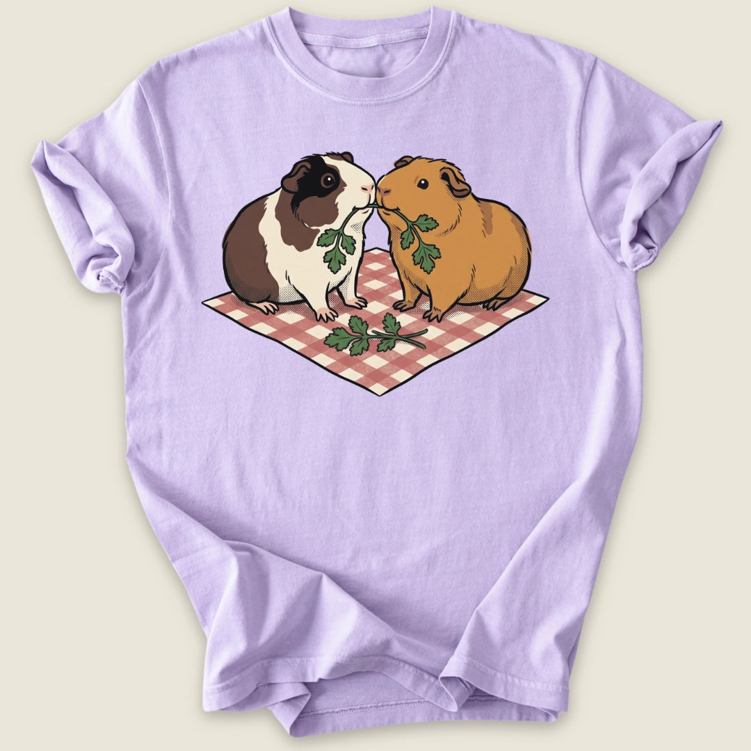 Parsley For Two T-shirt-Tee-Orchid-Guinea Pig Culture
