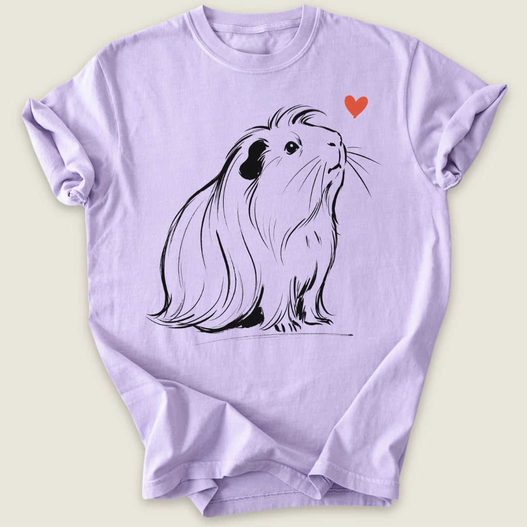 Peruvian Guinea Ink T-shirt-Tee-Orchid-Guinea Pig Culture