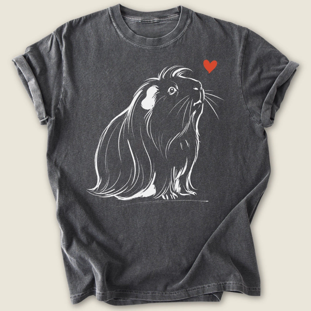 Peruvian Guinea Ink T-shirt-Tee-Pepper-Guinea Pig Culture