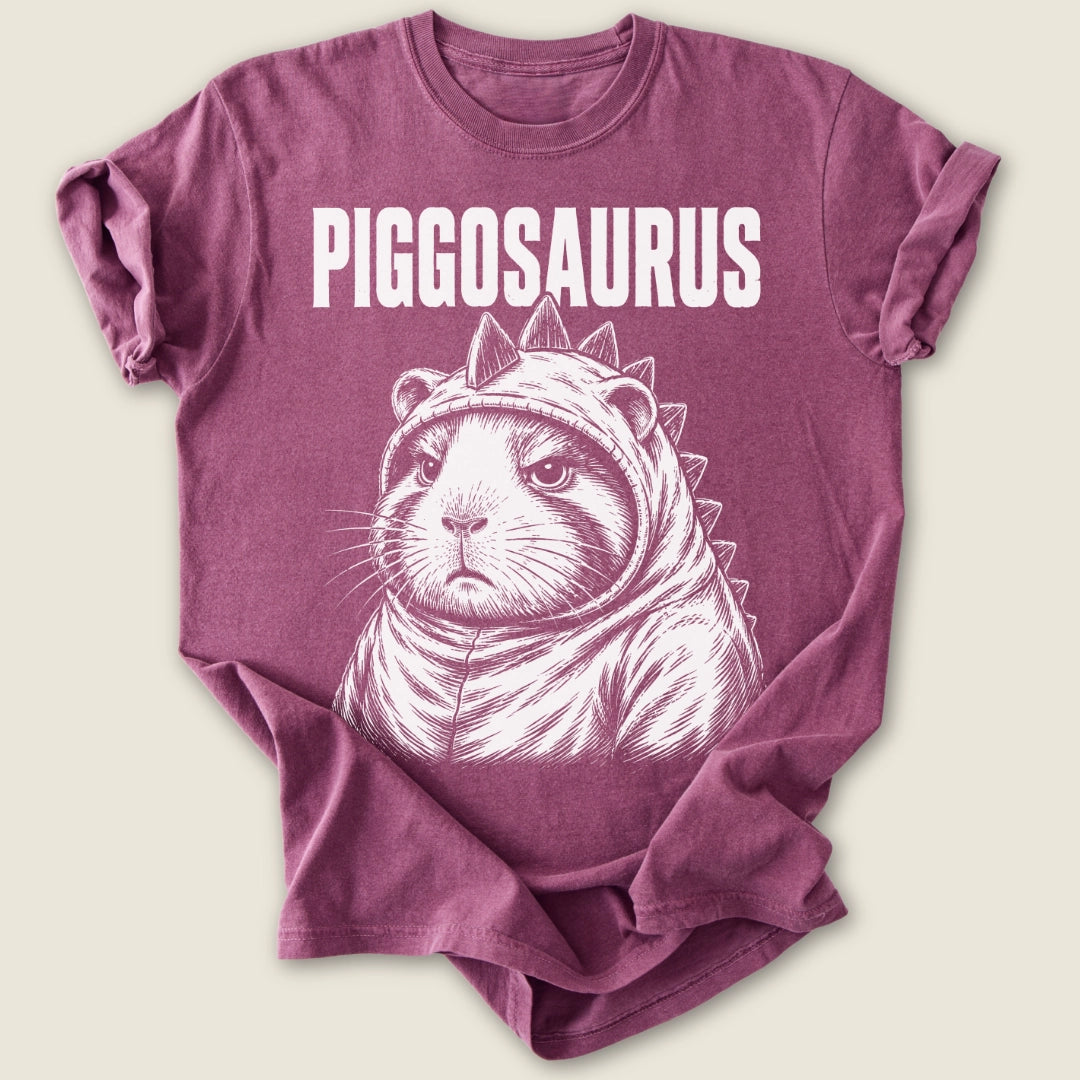 Piggosaurus T-shirt-Tee-Berry-Guinea Pig Culture