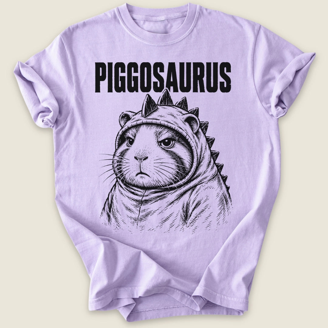 Piggosaurus T-shirt-Tee-Orchid-Guinea Pig Culture