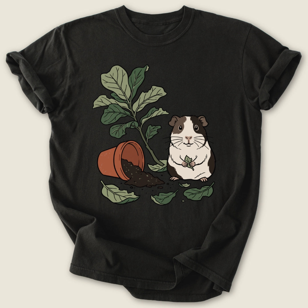 Professional Plant Destroyer T-shirt-Tee-Black-Guinea Pig Culture