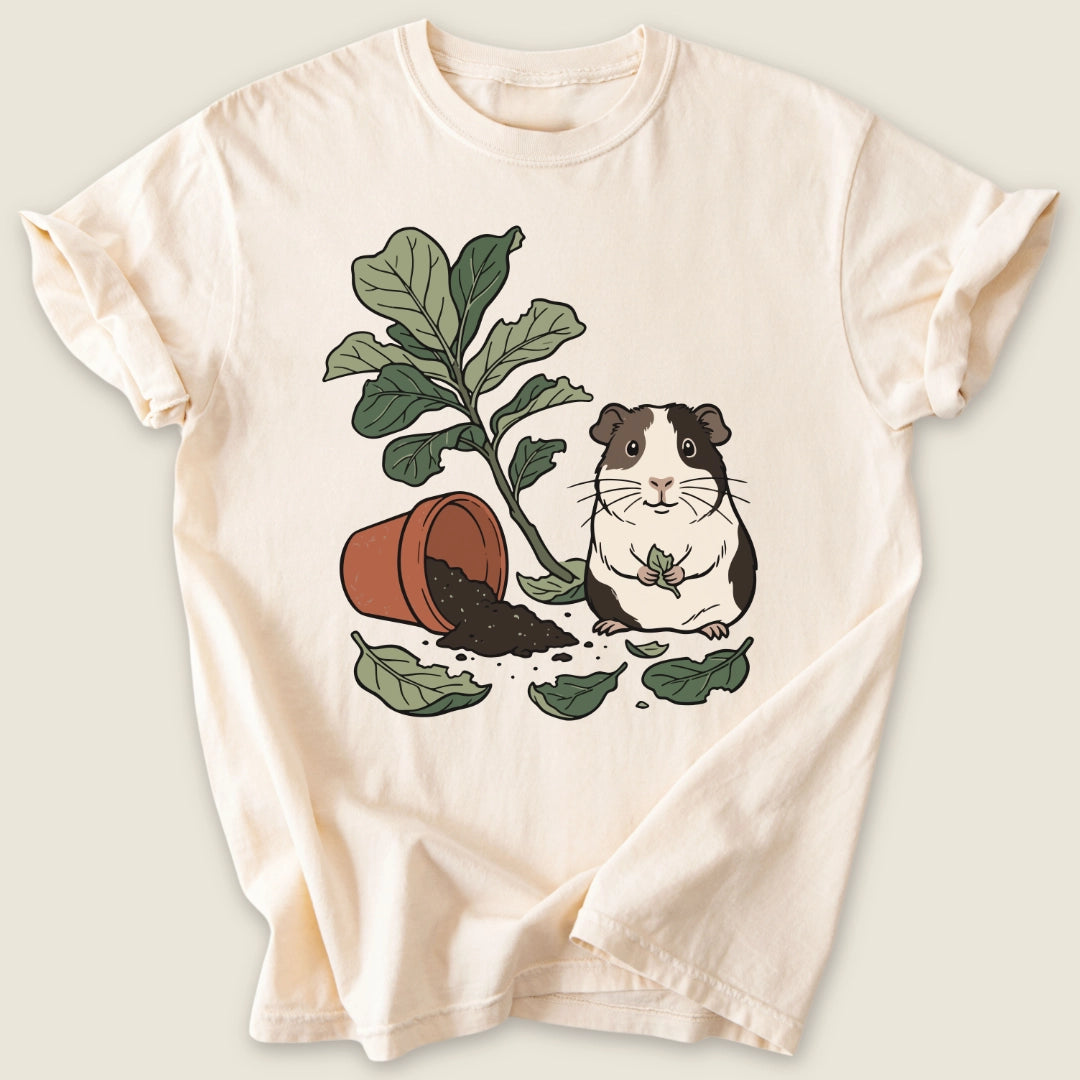 Professional Plant Destroyer T-shirt-Tee-Ivory-Guinea Pig Culture