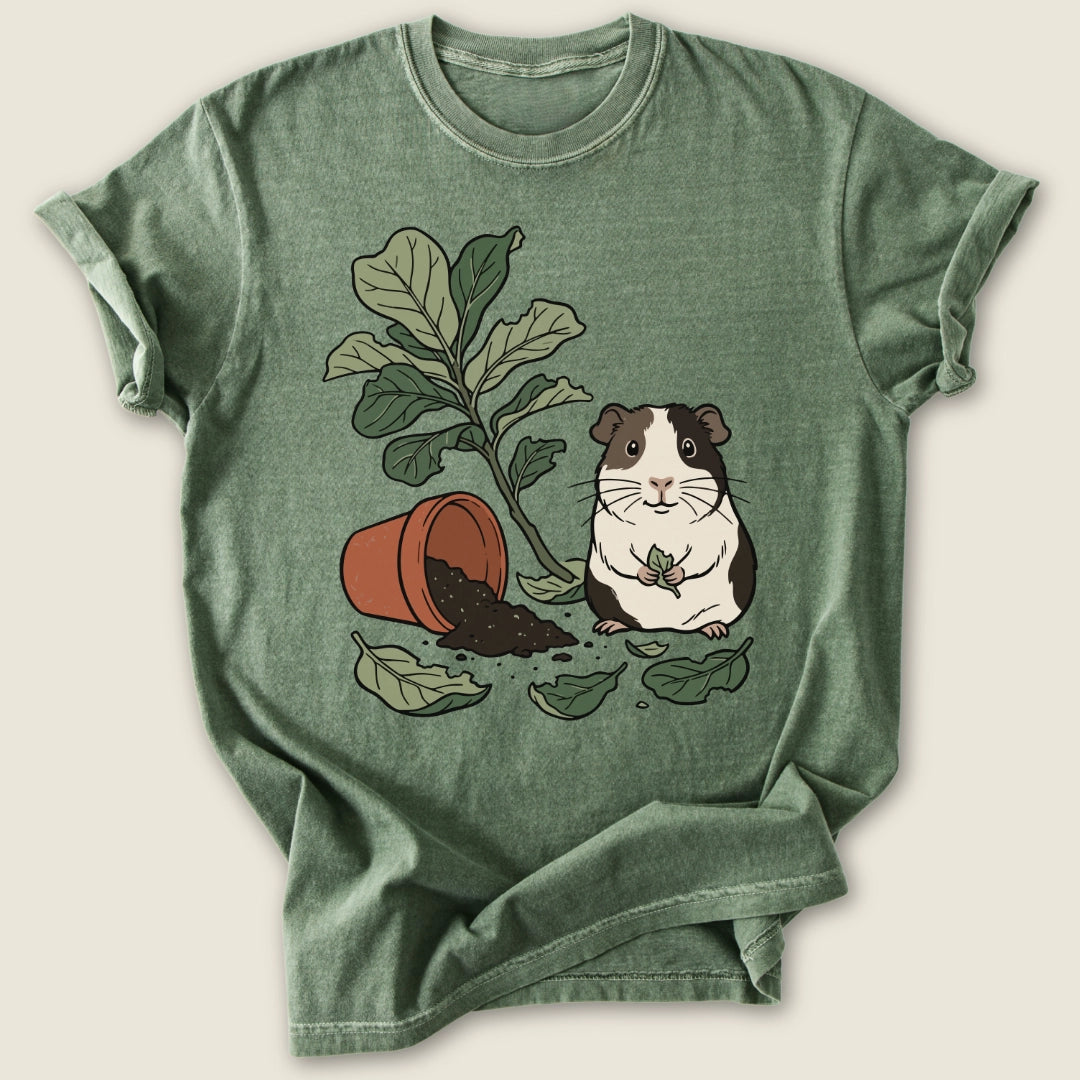 Professional Plant Destroyer T-shirt-Tee-Moss-Guinea Pig Culture