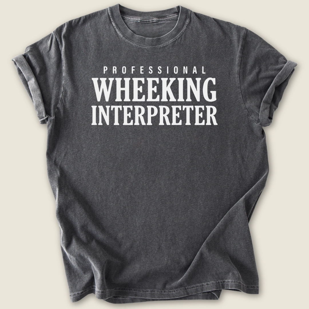 Professional Wheeking Interpreter T-shirt-Tee-Pepper-Guinea Pig Culture
