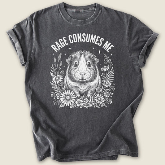 Rage Consumes Me T-shirt-Tee-Pepper-Guinea Pig Culture