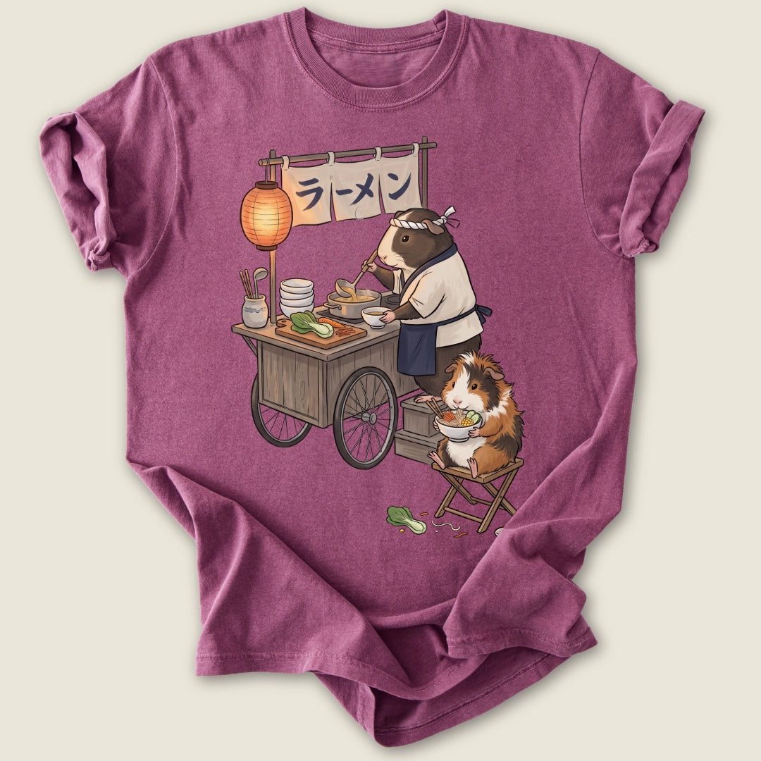Ramen Stand T-shirt-Tee-Berry-Guinea Pig Culture