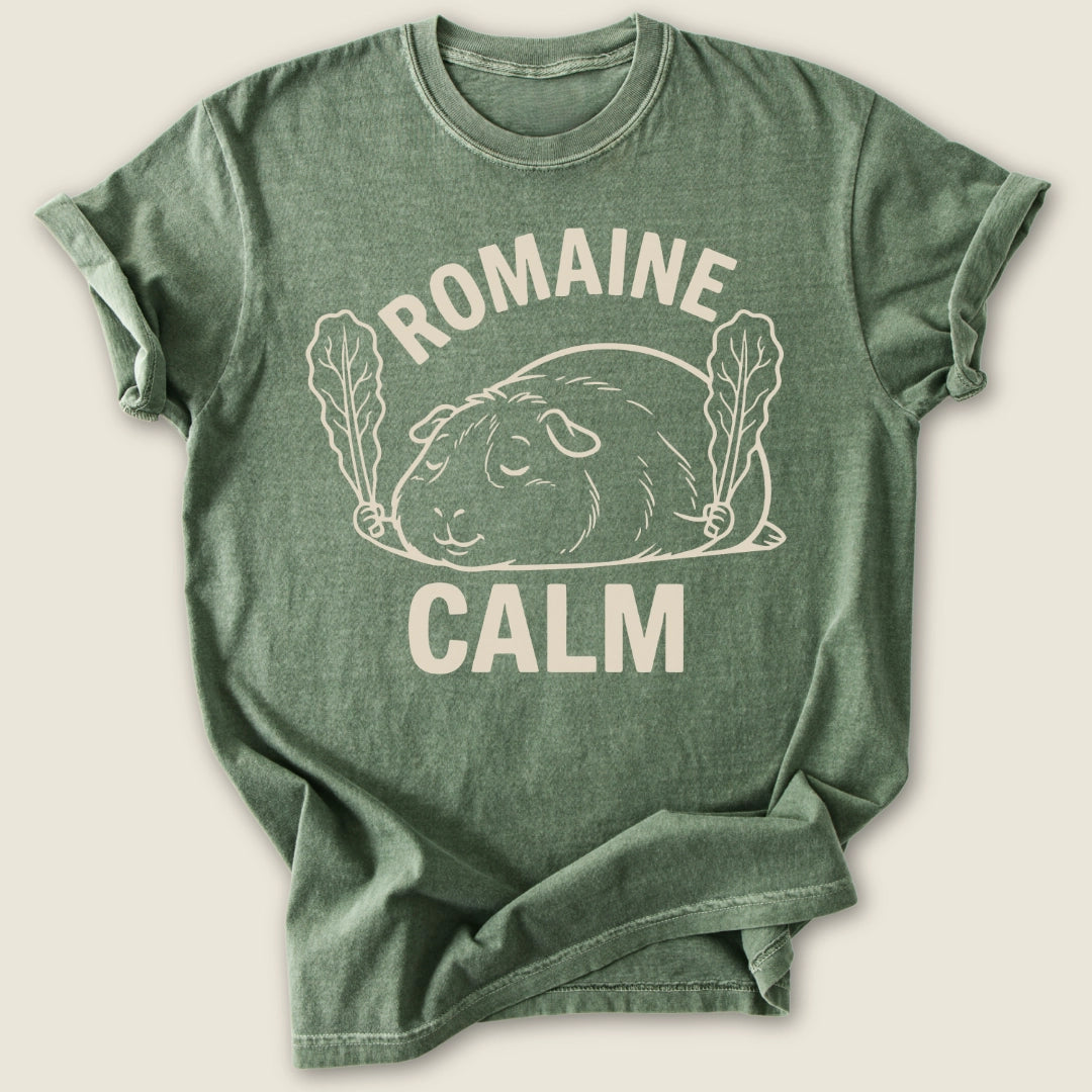 Romaine Calm T-shirt-Tee-Moss-Guinea Pig Culture