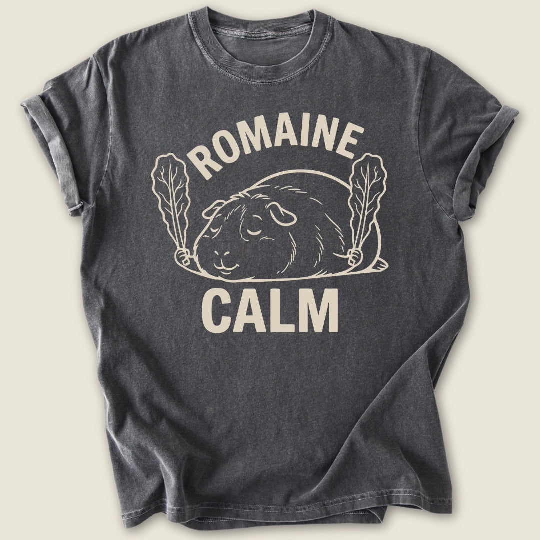 Romaine Calm T-shirt-Tee-Pepper-Guinea Pig Culture