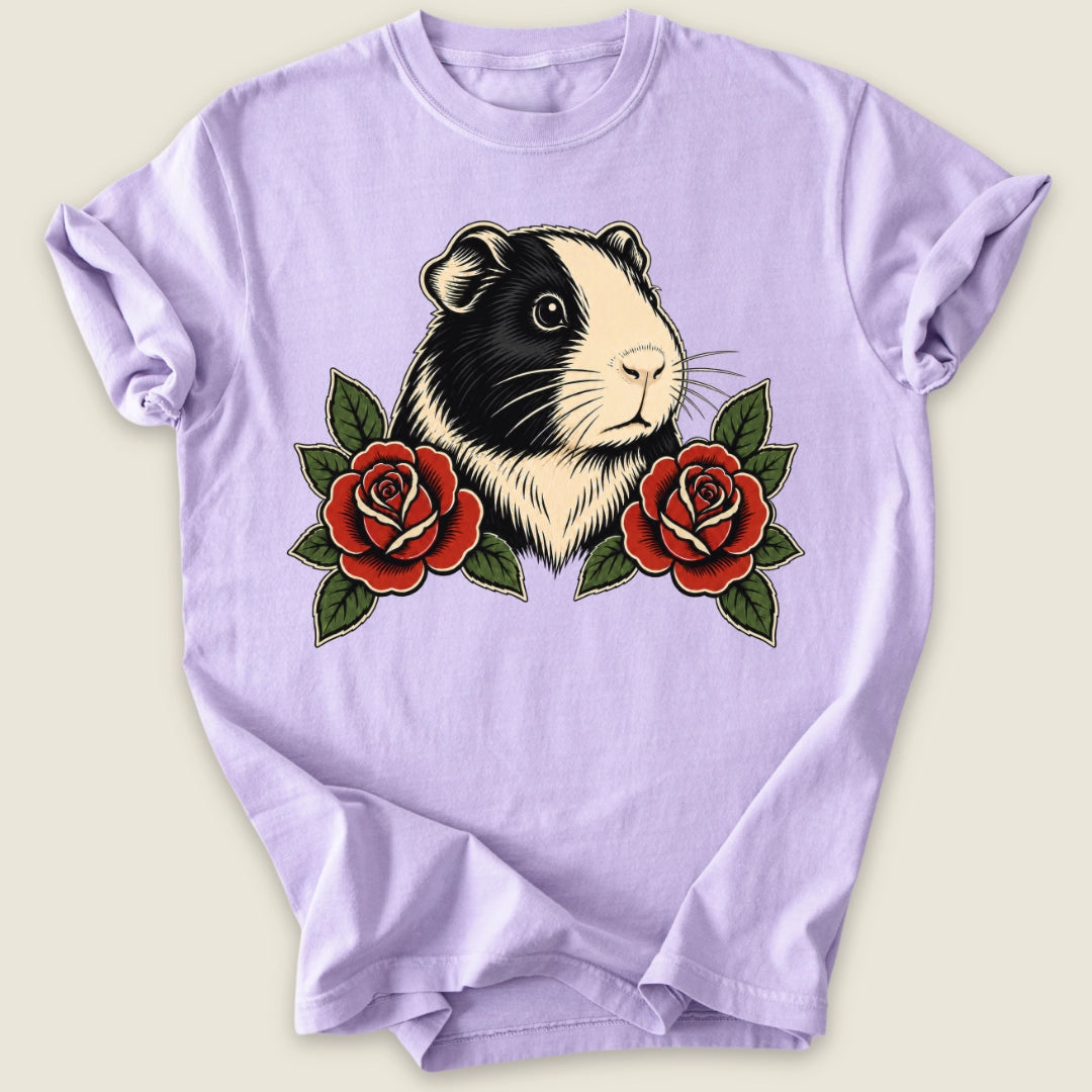 Roses & Rumbles T-shirt-Tee-Orchid-Guinea Pig Culture