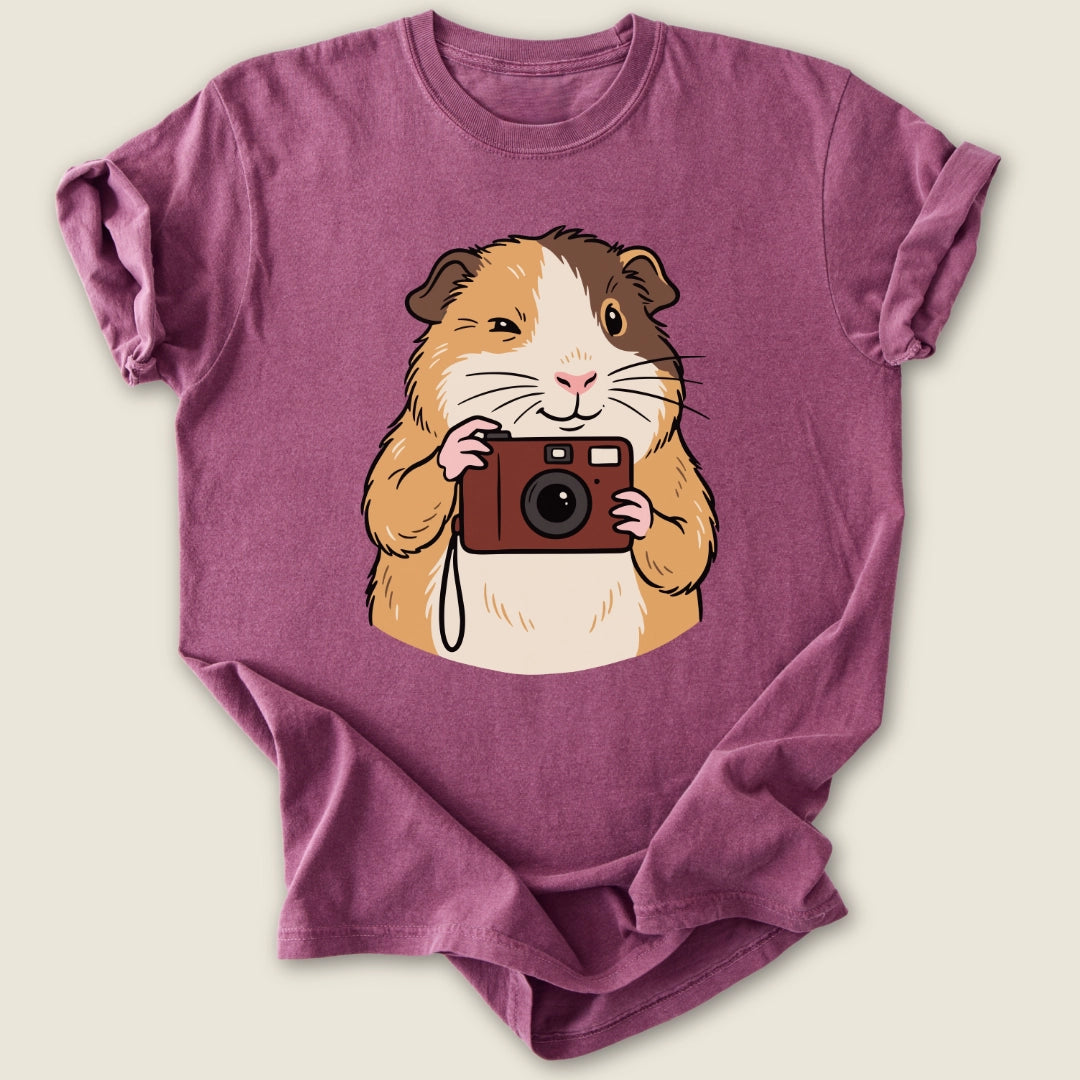 Say Wheek T-shirt-Tee-Berry-Guinea Pig Culture