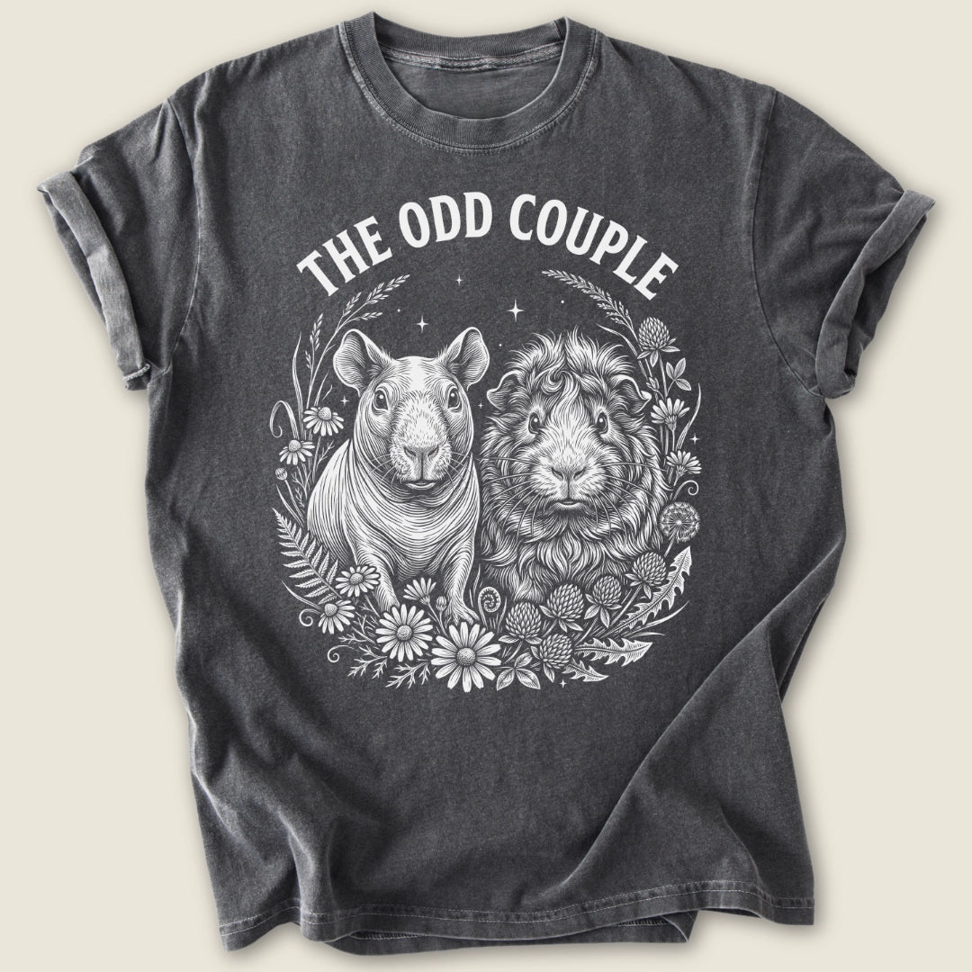 Skinny & Floof T-shirt-Tee-Pepper-Guinea Pig Culture