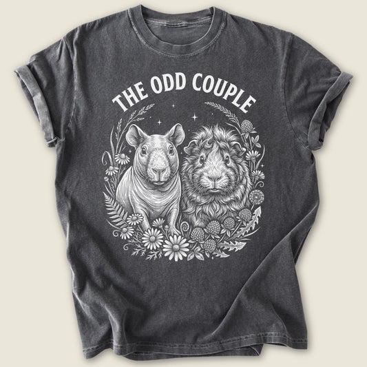 Skinny & Floof T-shirt-Tee-Pepper-Guinea Pig Culture