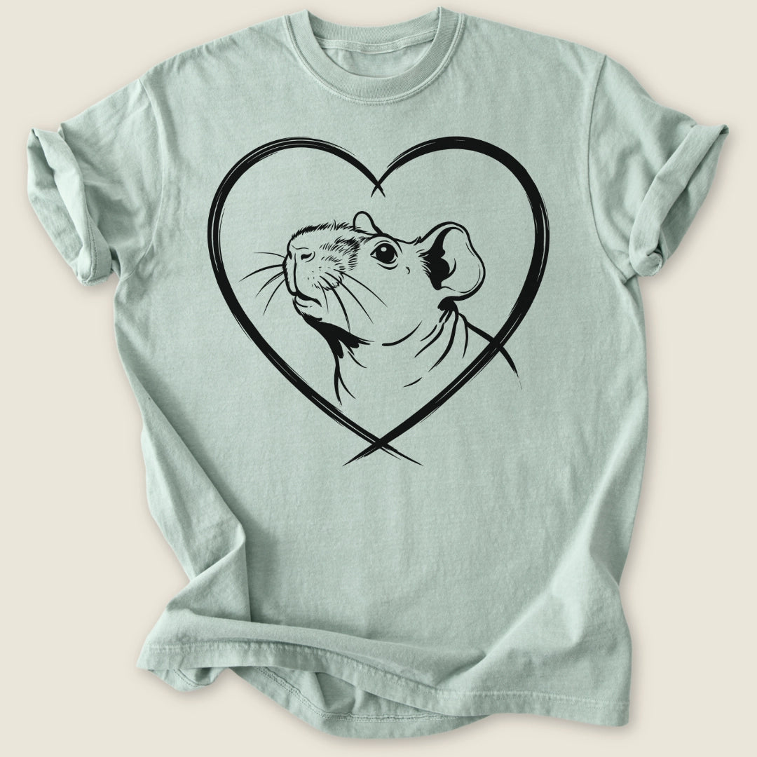 Skinny Heart T-shirt-Tee-Bay-Guinea Pig Culture