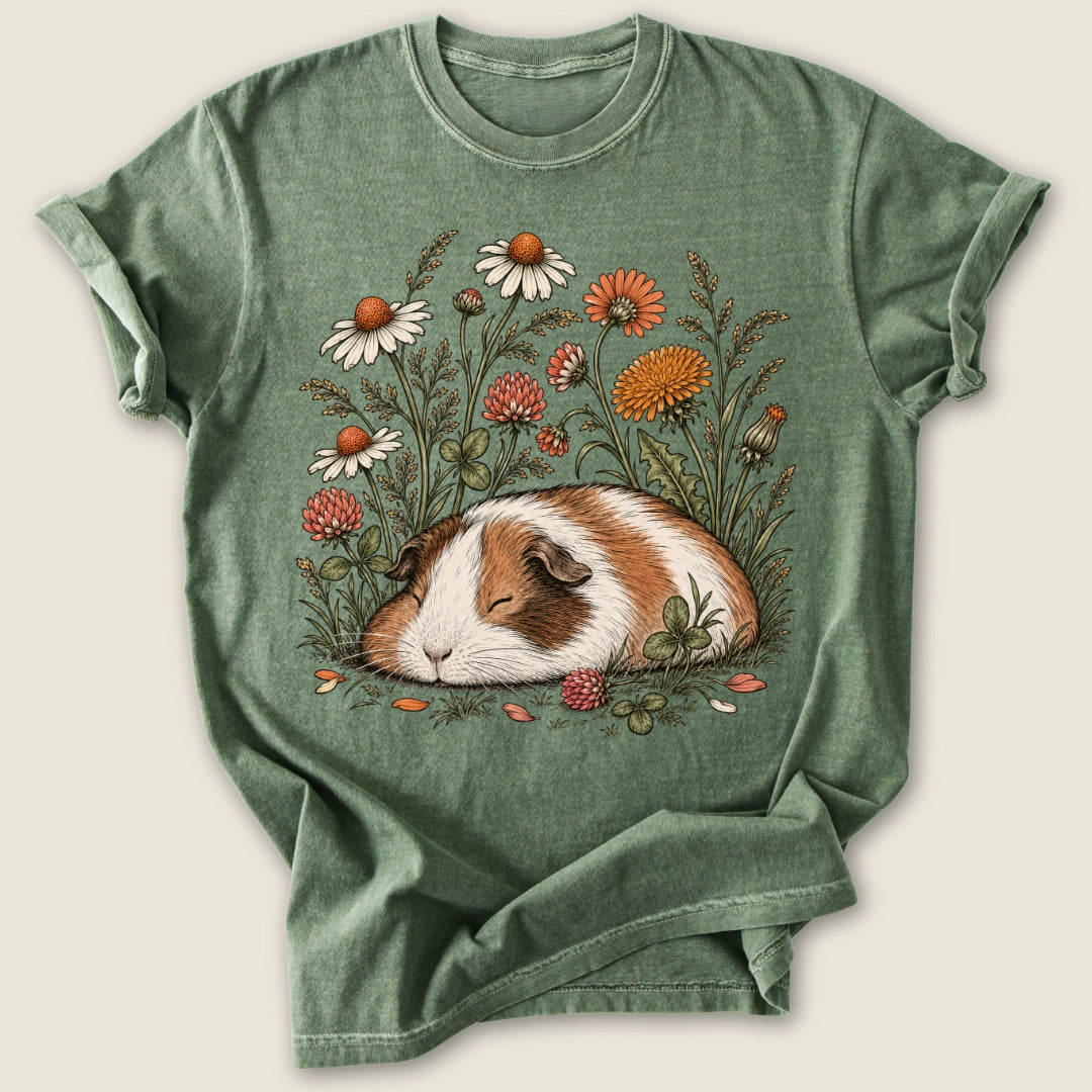 Snooze & Bloom T-shirt-Tee-Moss-Guinea Pig Culture