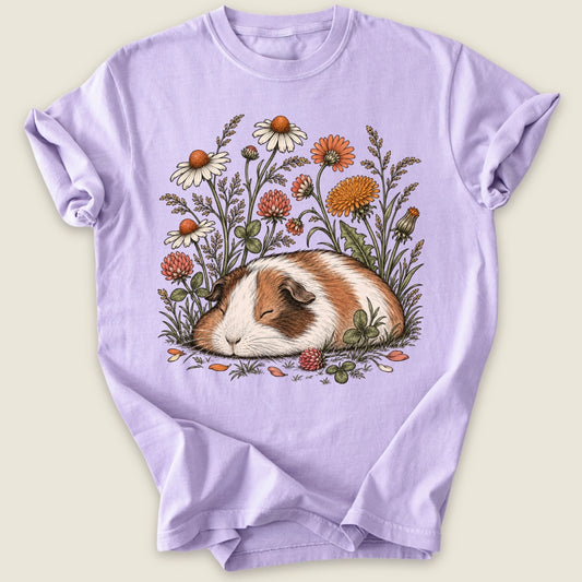 Snooze & Bloom T-shirt-Tee-Orchid-Guinea Pig Culture