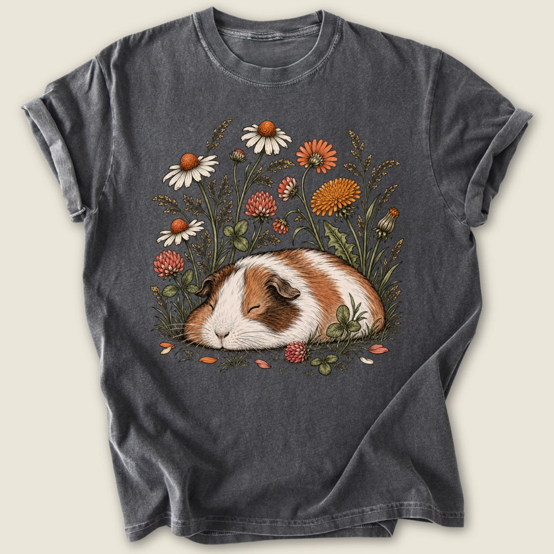 Snooze & Bloom T-shirt-Tee-Pepper-Guinea Pig Culture