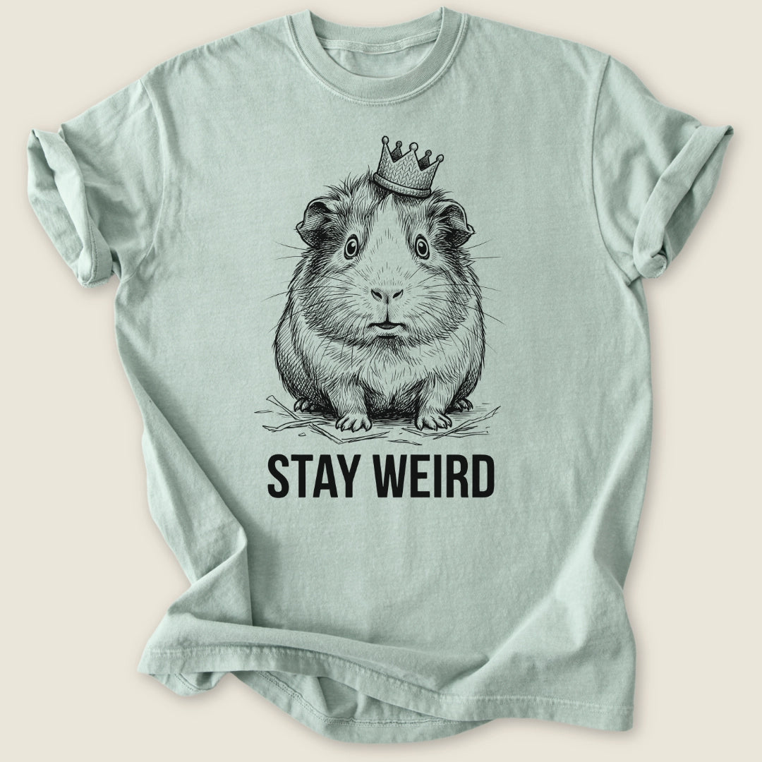 Stay Weird T-shirt-Tee-Bay-Guinea Pig Culture