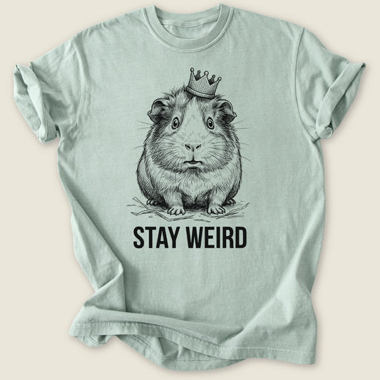 Stay Weird T-shirt-Tee-Bay-Guinea Pig Culture