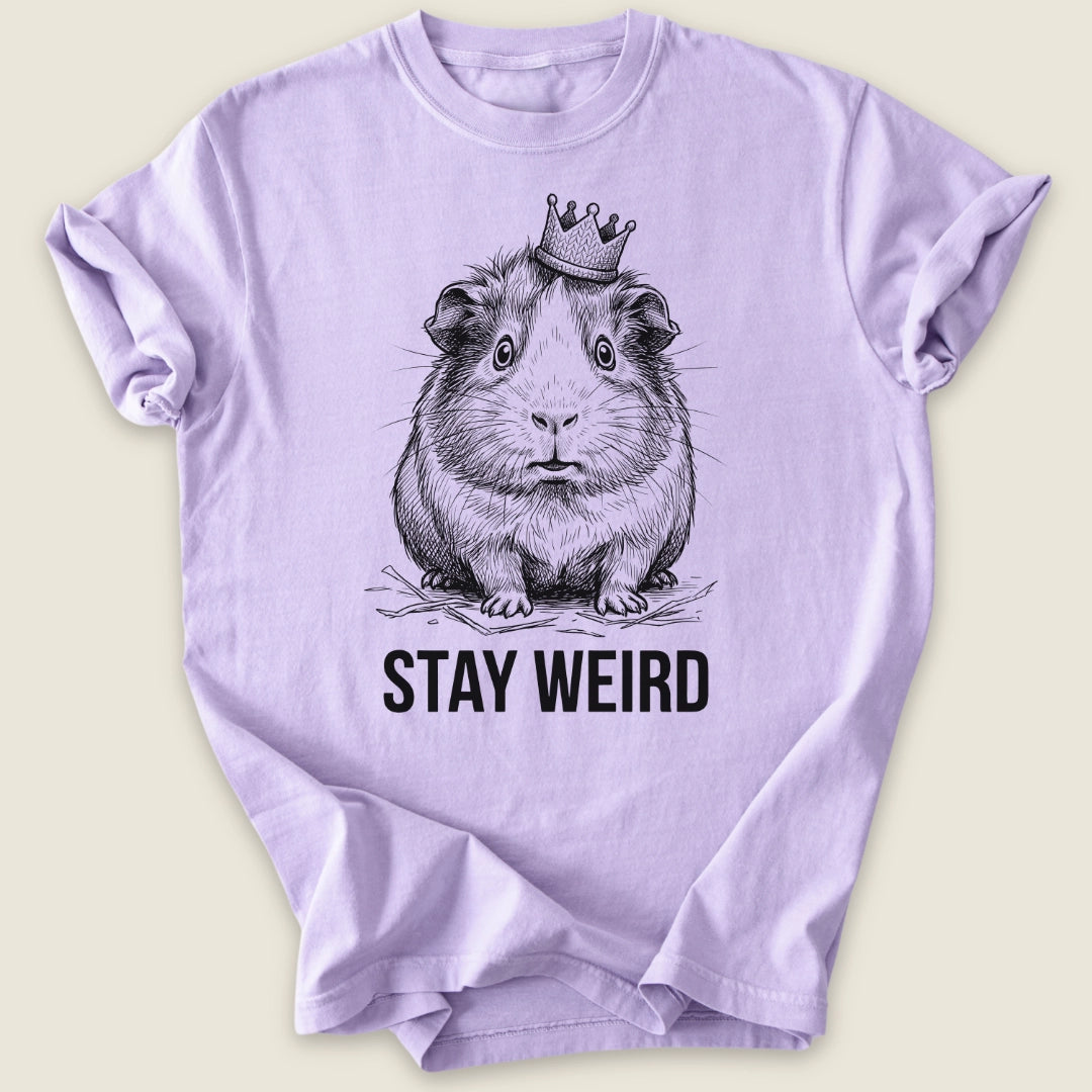 Stay Weird T-shirt-Tee-Orchid-Guinea Pig Culture
