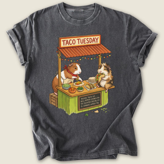 Taco Tuesday T-shirt-Tee-Pepper-Guinea Pig Culture