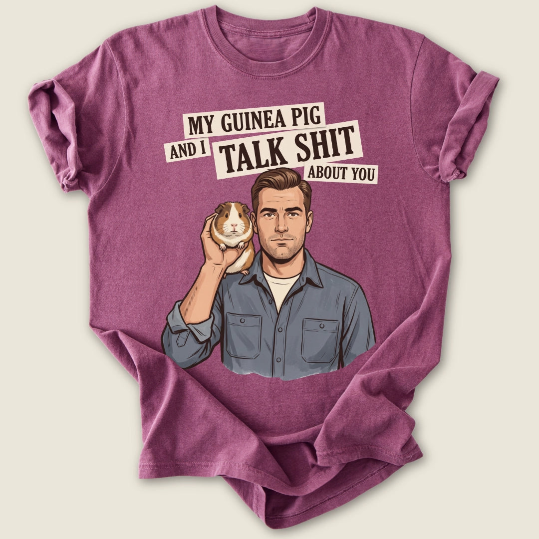 Talk Sh*t T-shirt-Tee-Berry-Guinea Pig Culture