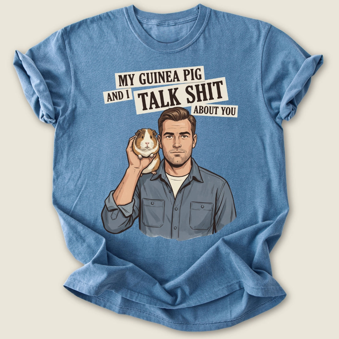 Talk Sh*t T-shirt-Tee-Blue Jean-Guinea Pig Culture