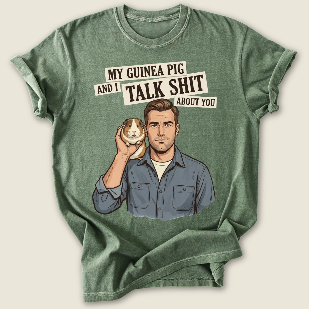 Talk Sh*t T-shirt-Tee-Moss-Guinea Pig Culture