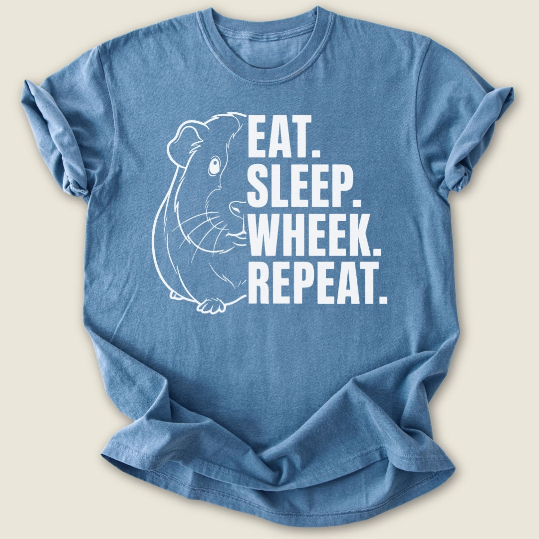 The Daily Wheek T-shirt-Tee-Blue Jean-Guinea Pig Culture