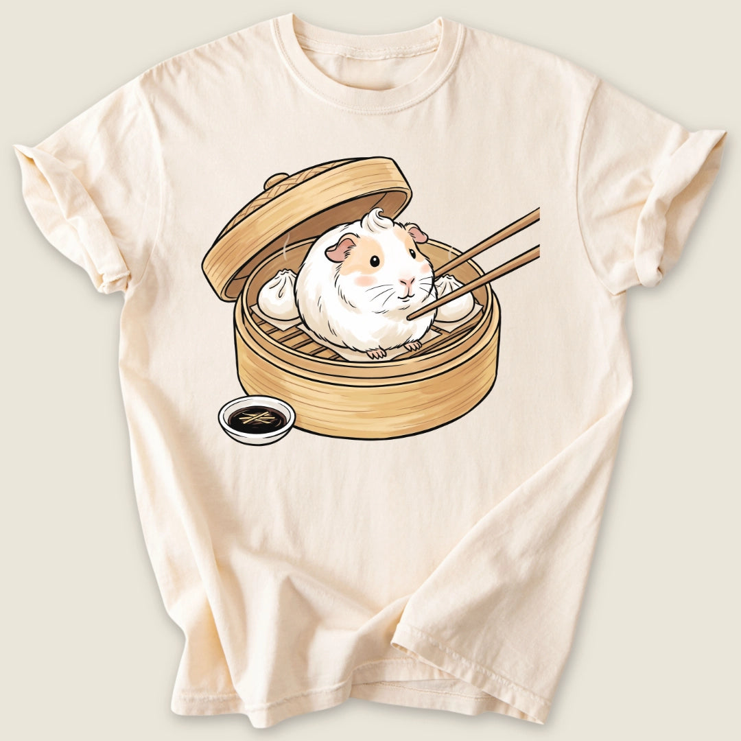 The Dumpling T-shirt-Tee-Ivory-Guinea Pig Culture