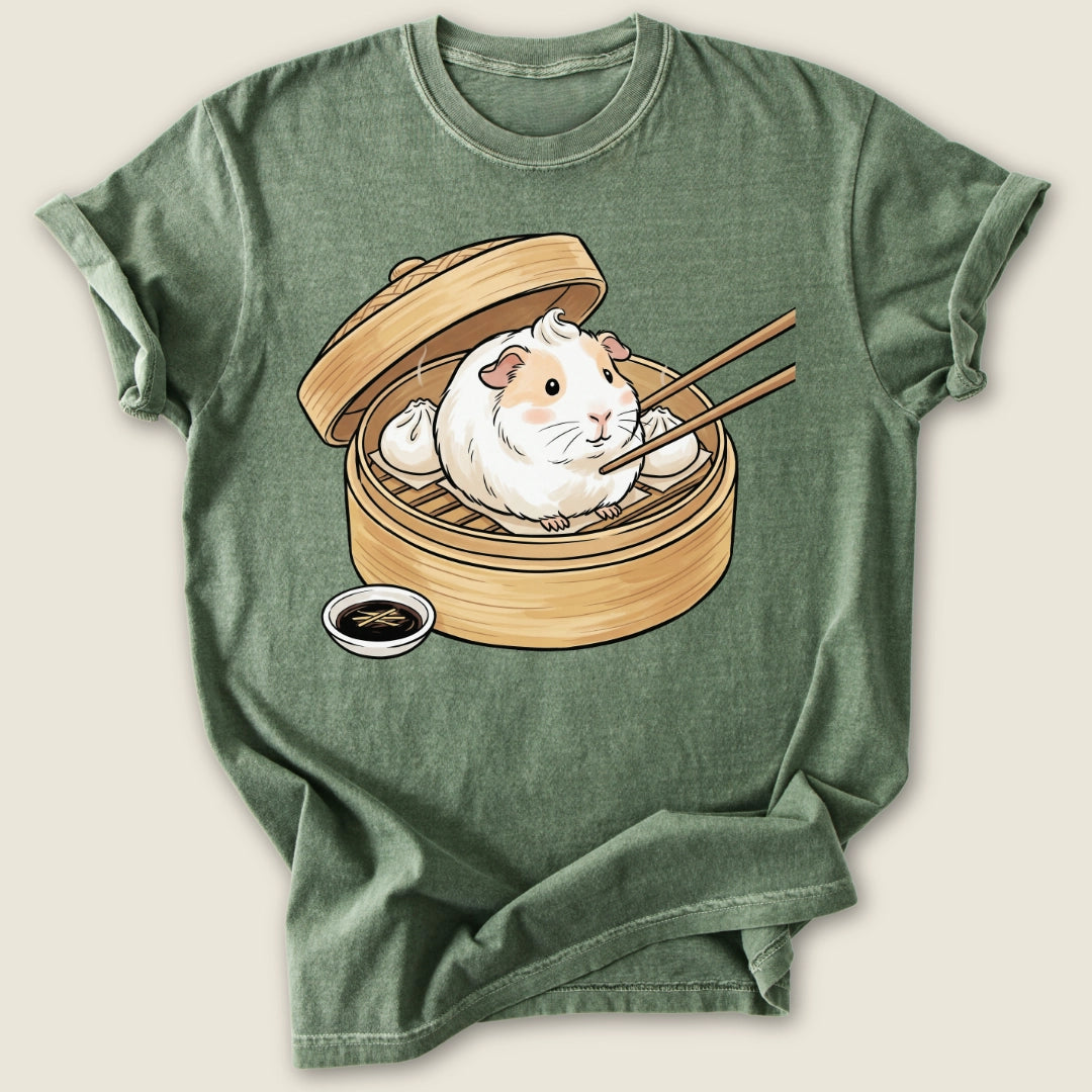 The Dumpling T-shirt-Tee-Moss-Guinea Pig Culture