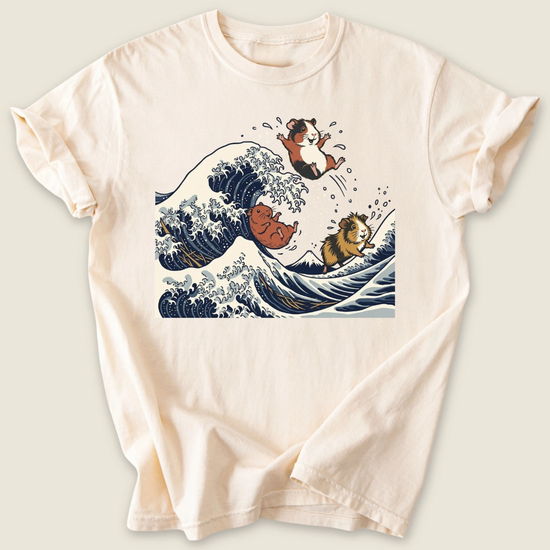 The Great Wheek T-shirt-Tee-Ivory-Guinea Pig Culture