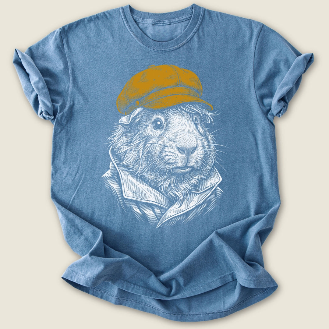 The Salty Cavy T-shirt-Tee-Blue Jean-Guinea Pig Culture