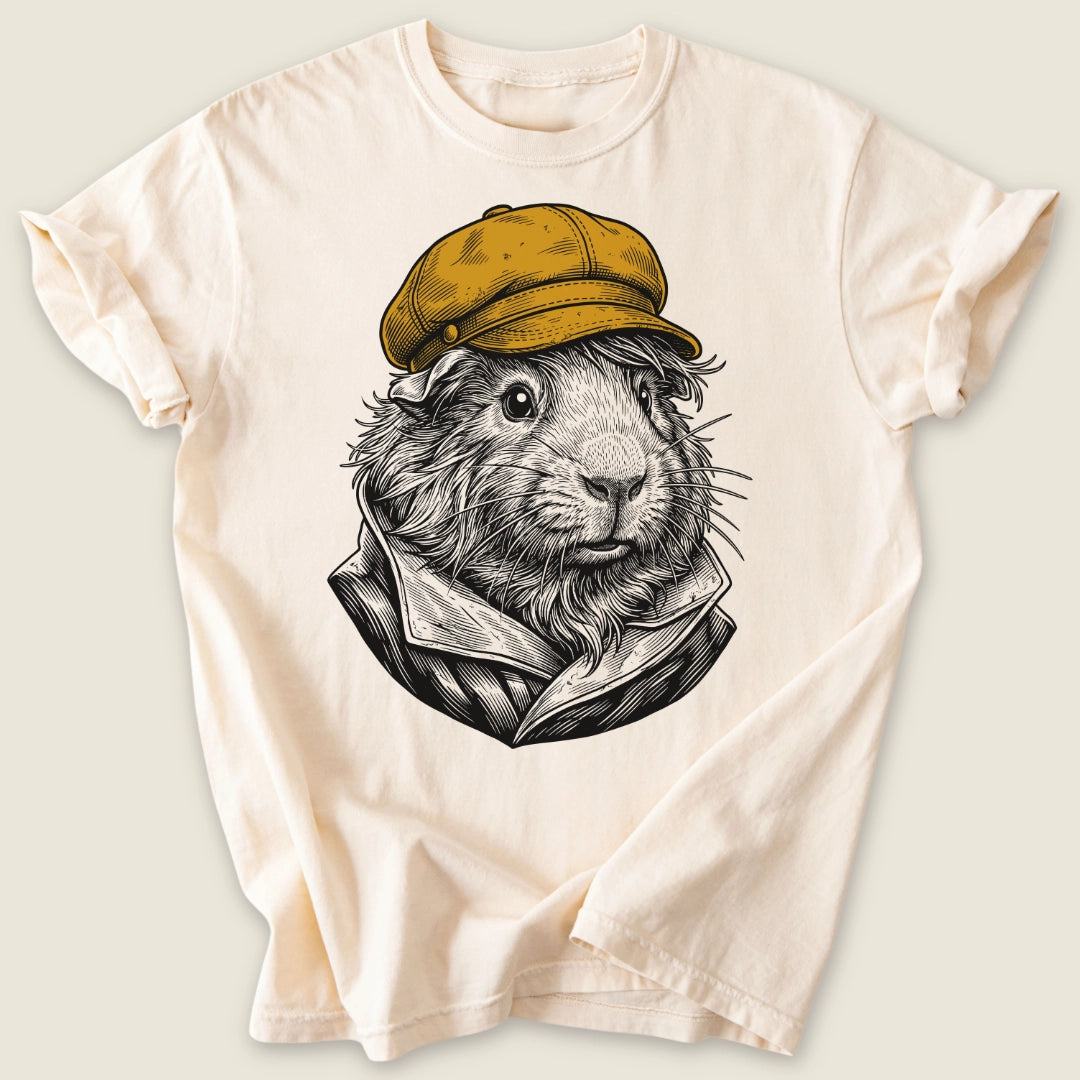 The Salty Cavy T-shirt-Tee-Ivory-Guinea Pig Culture