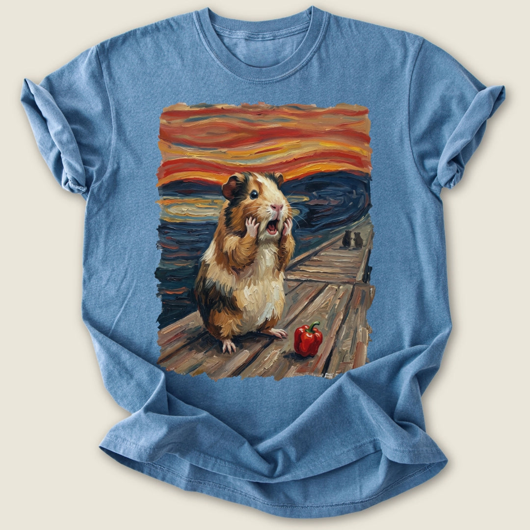 The Wheek T-shirt-Tee-Blue Jean-Guinea Pig Culture