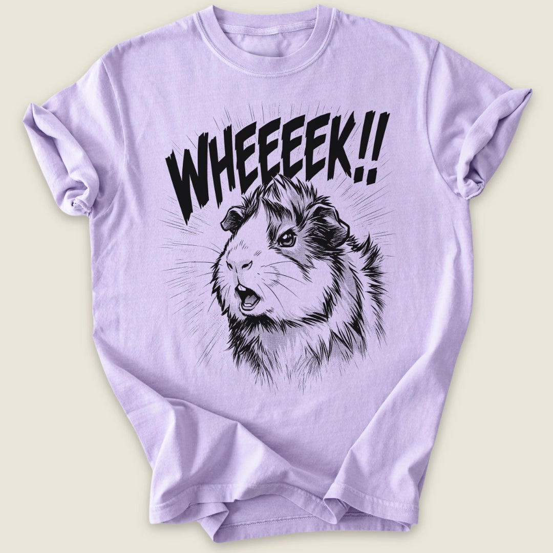 WHEEEEK!! T-shirt-Tee-Orchid-Guinea Pig Culture