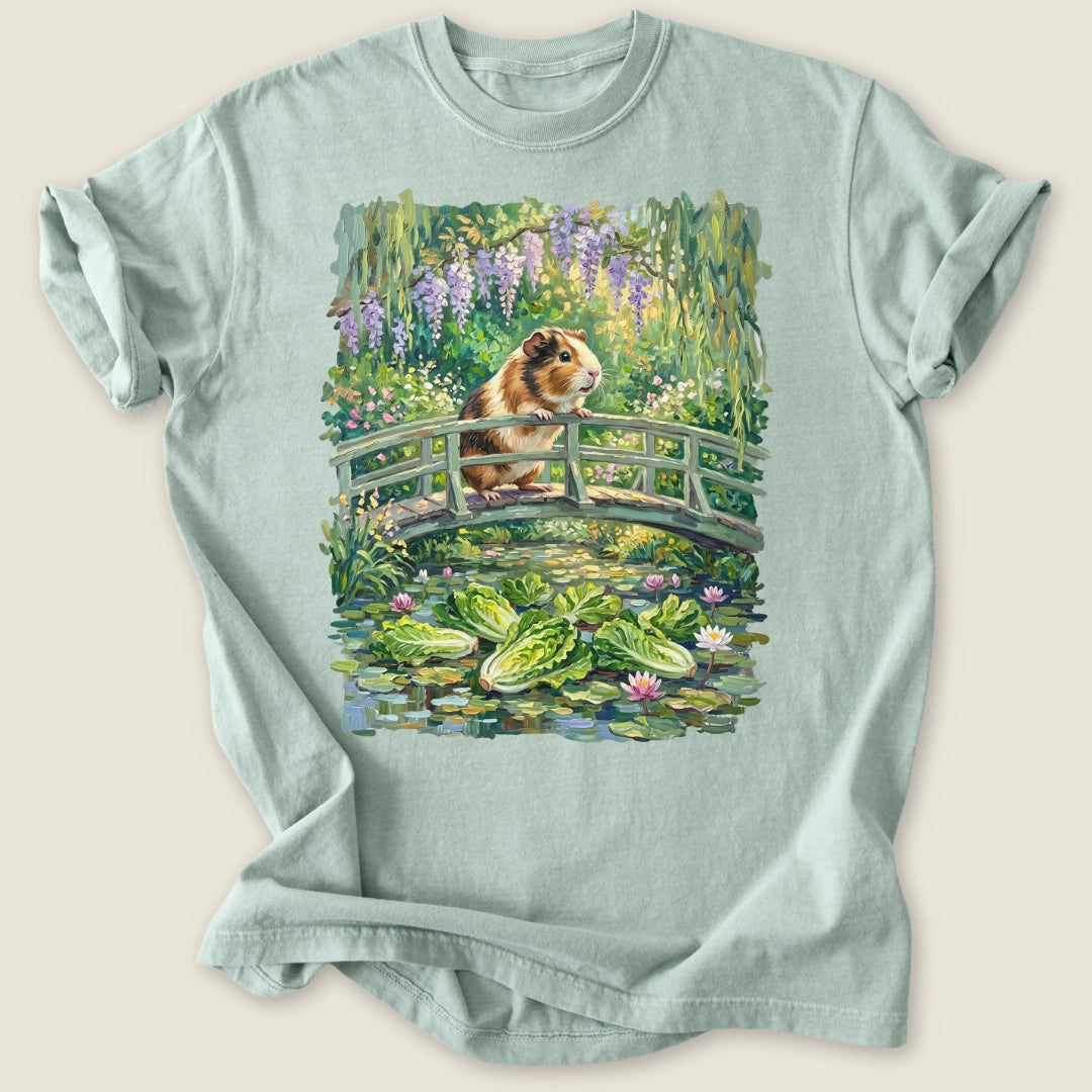 Water Lettuce Lilies T-shirt-Tee-Bay-Guinea Pig Culture